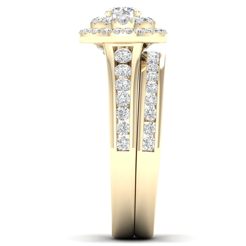 Diamond Halo Engagement Ring Set &#40;1 1/4 ct. tw.&#41;