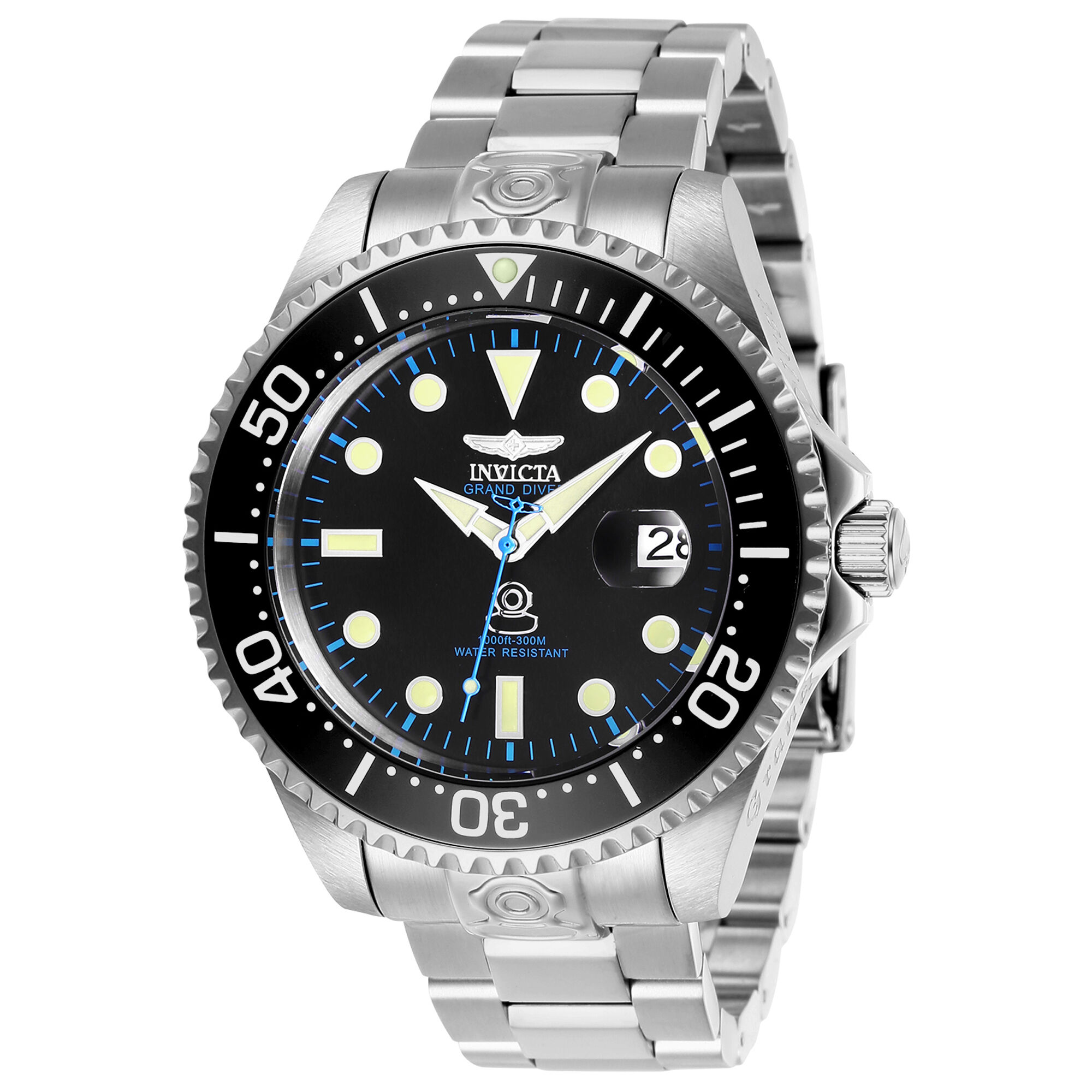 Invicta men's sale silver watches