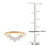 Lab Grown Diamond Contour Band in 14K Yellow Gold &#40;1/2 ct. tw.&#41; 