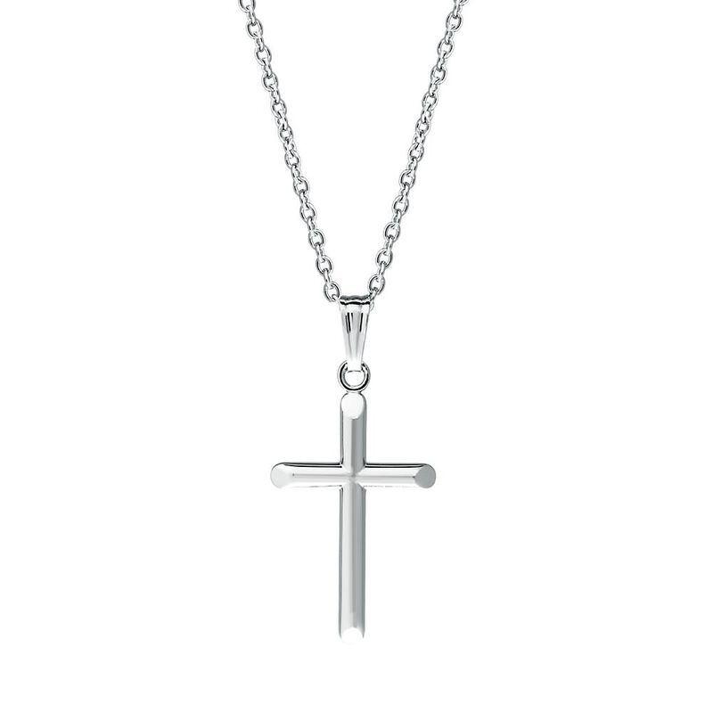 Children's Cross Pendant in Sterling Silver | Helzberg Diamonds