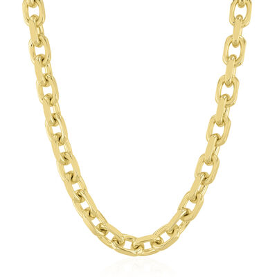 Men's Anchor Chain in Vermeil, 6MM