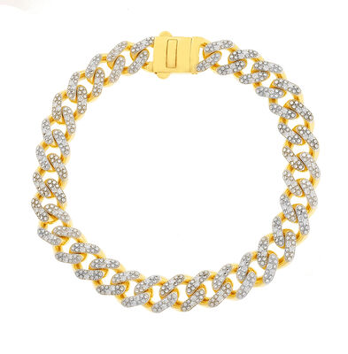 Men's Figaro Chain Bracelet in Sterling Silver