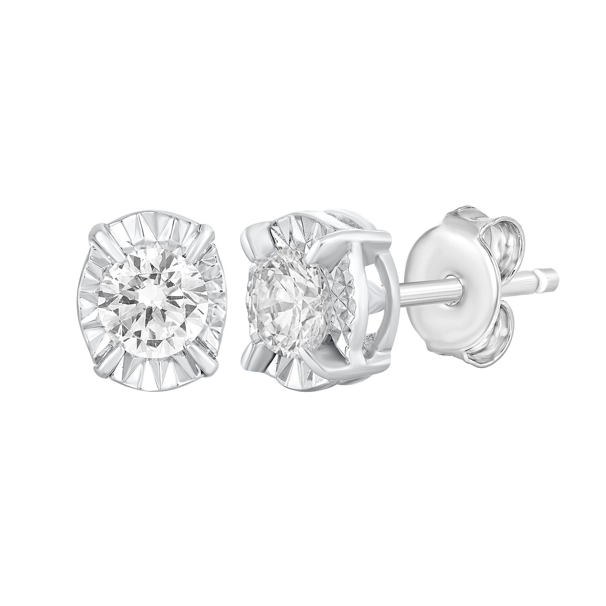 Helzberg diamond deals earring studs