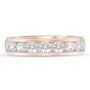 Lab Grown Diamond Channel-Set Band in 14K Rose Gold &#40;1 1/2 ct. tw.&#41;