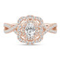 Tilda Diamond Halo Engagement Ring in 14K Rose Gold &#40;1 ct. tw.&#41;