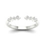 Diamond Cuff Band in 14K White Gold &#40;1/8 ct. tw.&#41;