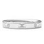 Emerald-Cut Lab Grown Diamond Band in 14K White Gold &#40;1 ct. tw.&#41;