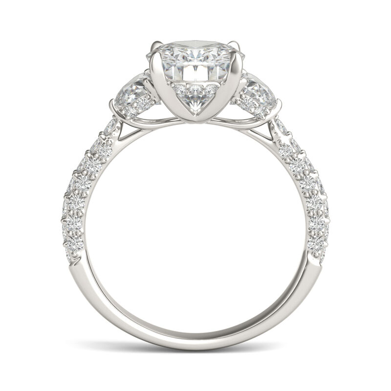 Forever One® Lab Created Moissanite Oval-Shaped Engagement Ring