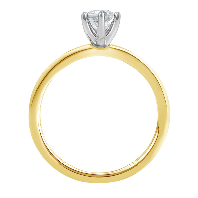 Diamond Marquise Solitaire Engagement Ring in 14K Yellow Gold &#40;1 ct.&#41;