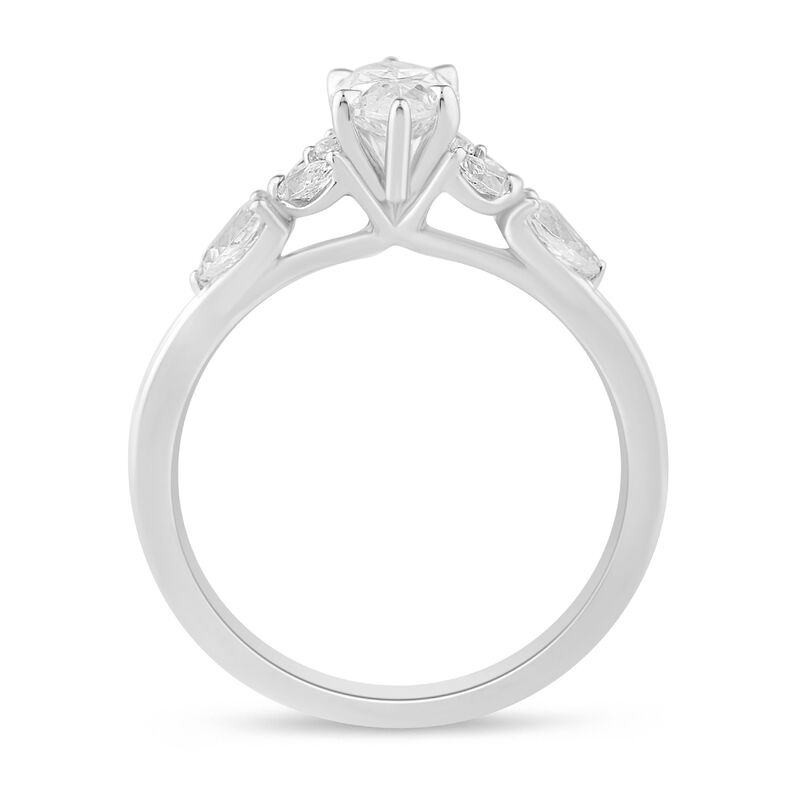 Winnie Marquise-Shaped Engagement Ring in 14K White Gold &#40;1 3/8 ct. tw.&#41;