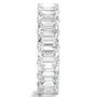 Lab Grown Emerald-Cut Diamond Eternity Band in 14K White Gold &#40;7 ct. tw.&#41;