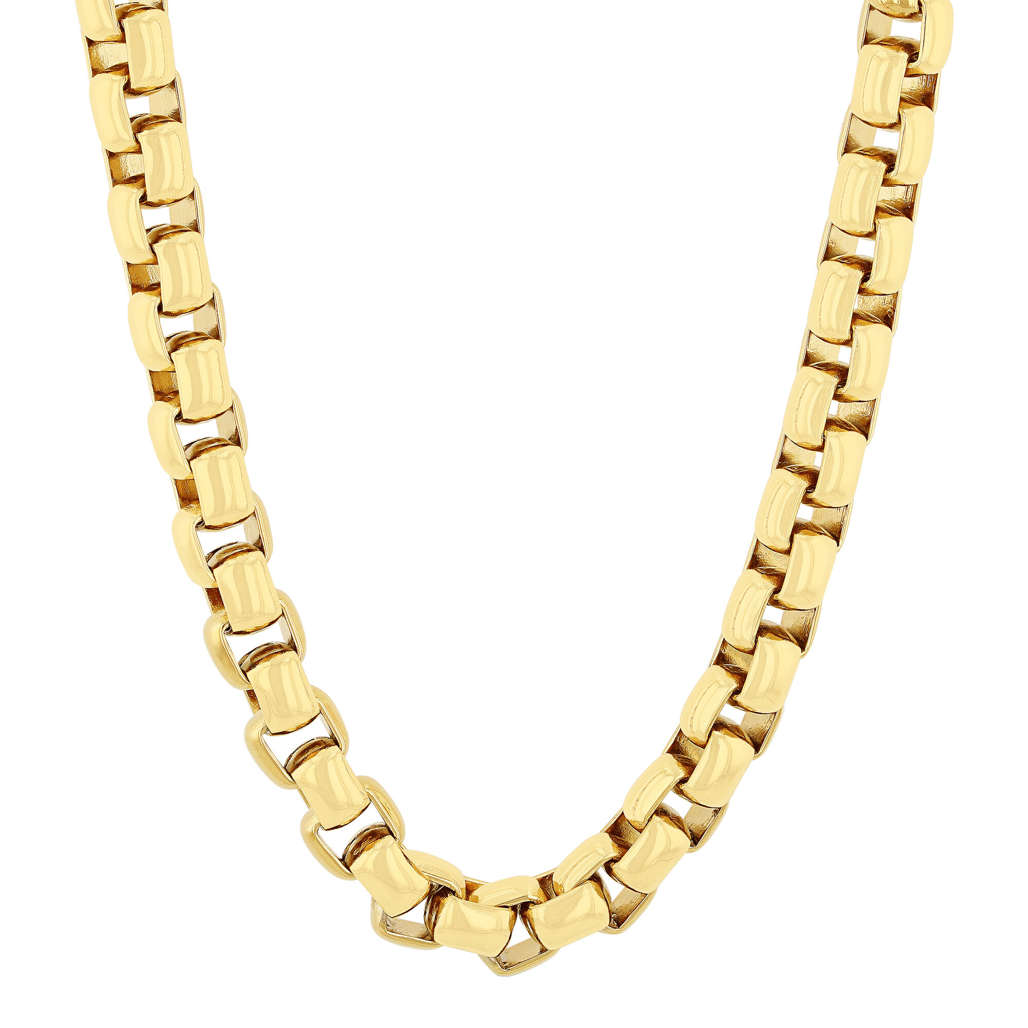 Adjustable Box Link Chain Necklace, 1.1mm in 14K Gold - Sam's Club