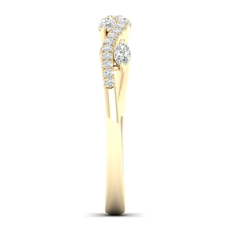 Diamond Vine Anniversary Band in 14K Yellow Gold &#40;1/4 ct. tw.&#41;