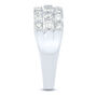 Limited Edition Lab Grown Diamond Three-Row Band in 14K White Gold &#40;2 ct. tw.&#41;