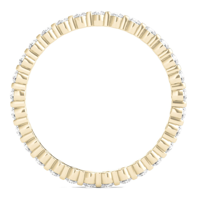 Round Brilliant-Cut Lab Grown Diamond Eternity Band in 14k Yellow Gold &#40;1/2 ct. tw.&#41;