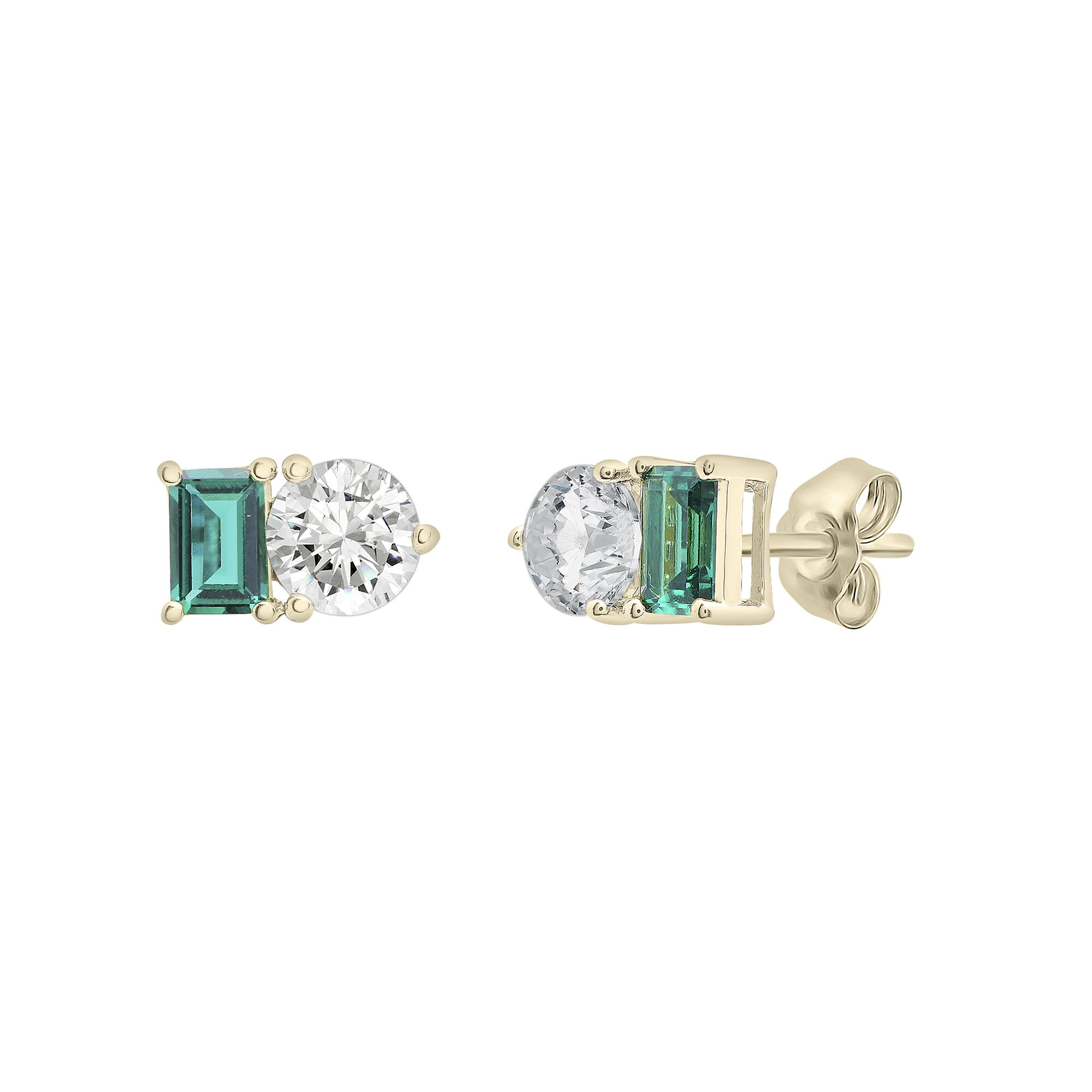 Laure by Aurate Lab-Created Emerald and Lab-Created White Sapphire