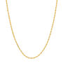 Solid Glitter Rope Chain in 14K Yellow Gold, 2.5MM, 18&rdquo; 