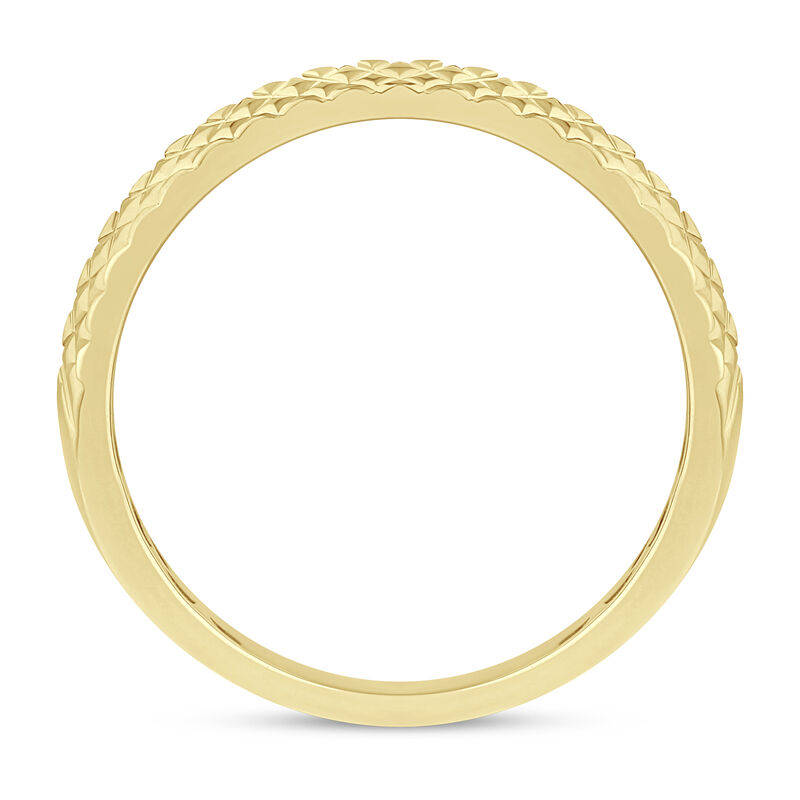 Black Diamond Band in 10K Yellow Gold &#40;1/4 ct. tw.&#41;