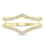 Lab Grown Diamond Chevron Ring Insert in 14K Gold &#40;1/4 ct. tw.&#41;