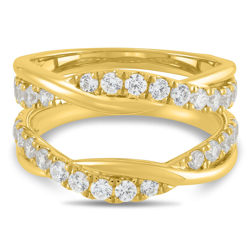 Lab Grown Diamond Twist Ring Enhancer in 14K Yellow Gold &#40;1 1/2 ct. tw.&#41;