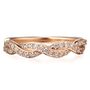 1/3 ct. tw. Diamond Twist Band in 10K Rose Gold