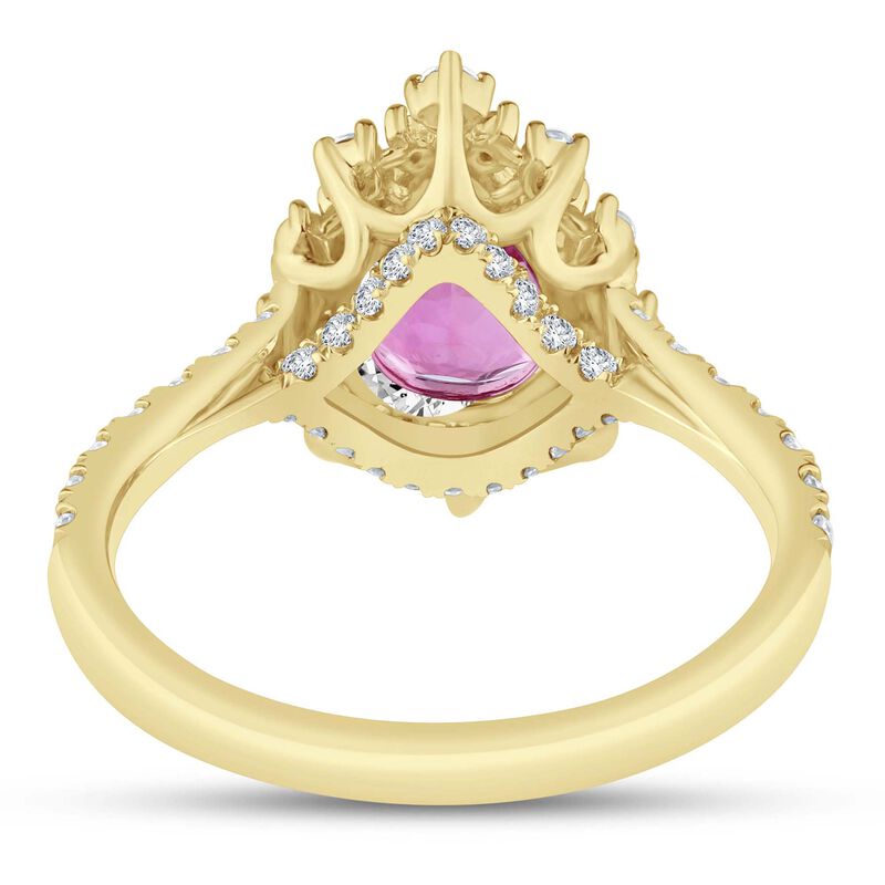 Pru Pink Tourmaline and Diamond Ring in 14K Yellow Gold &#40;5/8 ct. tw.&#41;