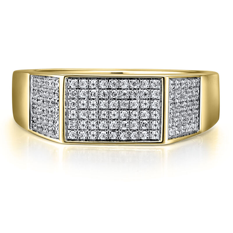 Men&rsquo;s Diamond Ring in 10K Yellow Gold &#40;1/3 ct. tw.&#41;