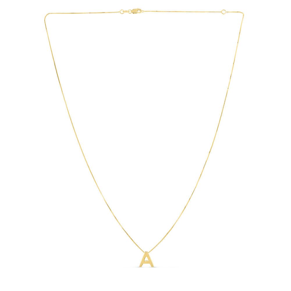 Dainty Gold Initial Necklace | The Diamond Reserve