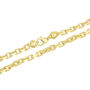 Men&#39;s Anchor Chain in Vermeil, 6MM, 22&quot;