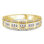 Baguette and Round Diamond Multi-Row Ring in 14K Yellow Gold &#40;1/2 ct. tw.&#41;