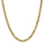 Beveled Curb Chain in 14K Yellow Gold, 28&quot;