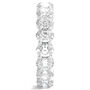 Lab Grown Oval Diamond Eternity Band in 14K White Gold &#40;4 ct. tw.&#41;