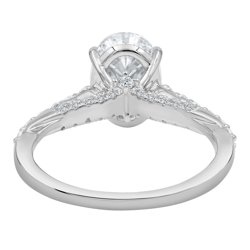 Daphne Lab Grown Oval Diamond Engagement Ring in Platinum &#40;2 1/2 ct. tw.&#41;