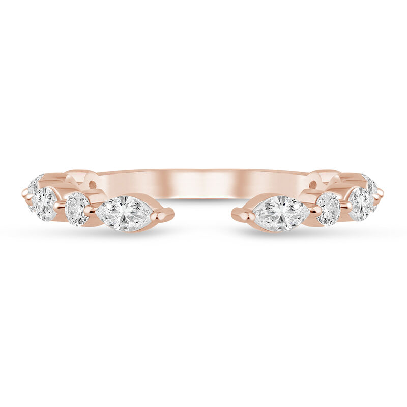 Lab Grown Diamond Open Band in 14K Rose Gold &#40;1/2 ct. tw.&#41;