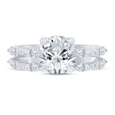 Thea Lab Grown Diamond Bridal Set in 14K Gold