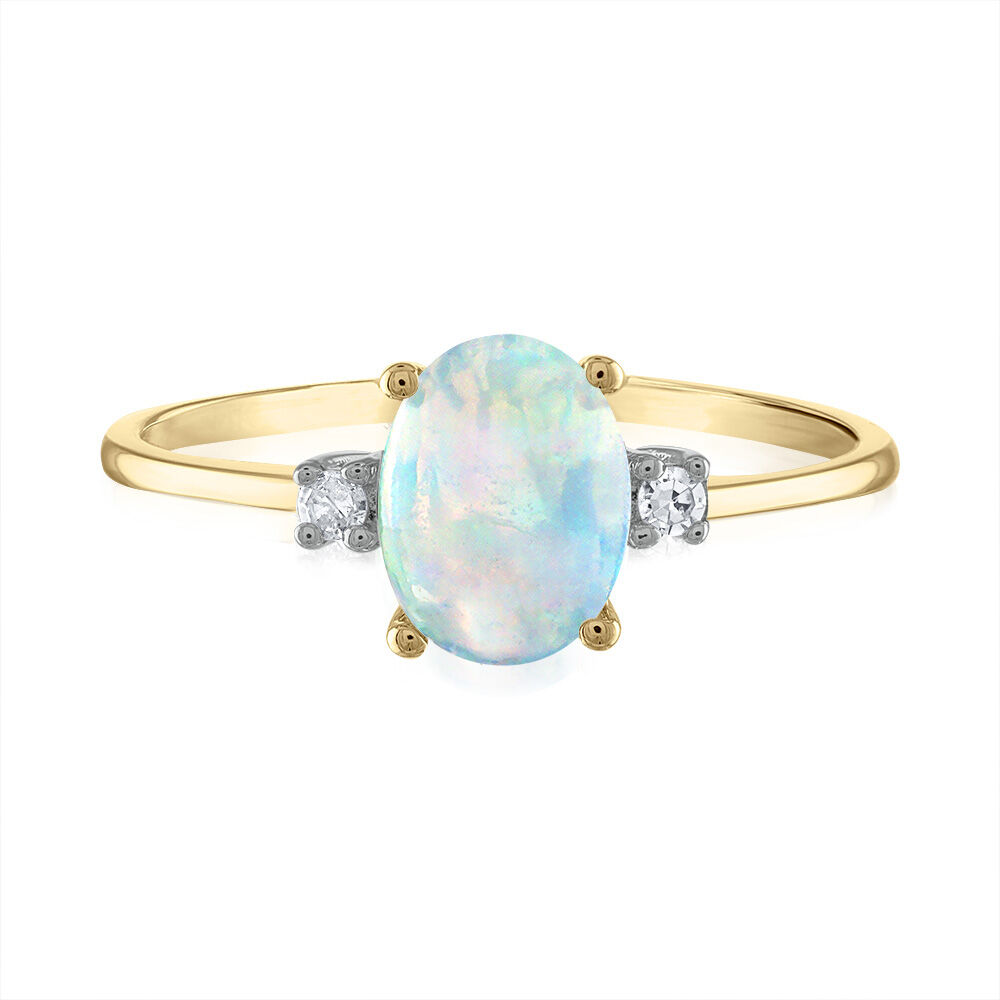 Helzberg diamonds 2025 opal ring