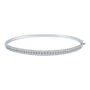 Lab Grown Diamond Bangle Bracelet in 14K White Gold &#40;2 ct. tw.&#41;