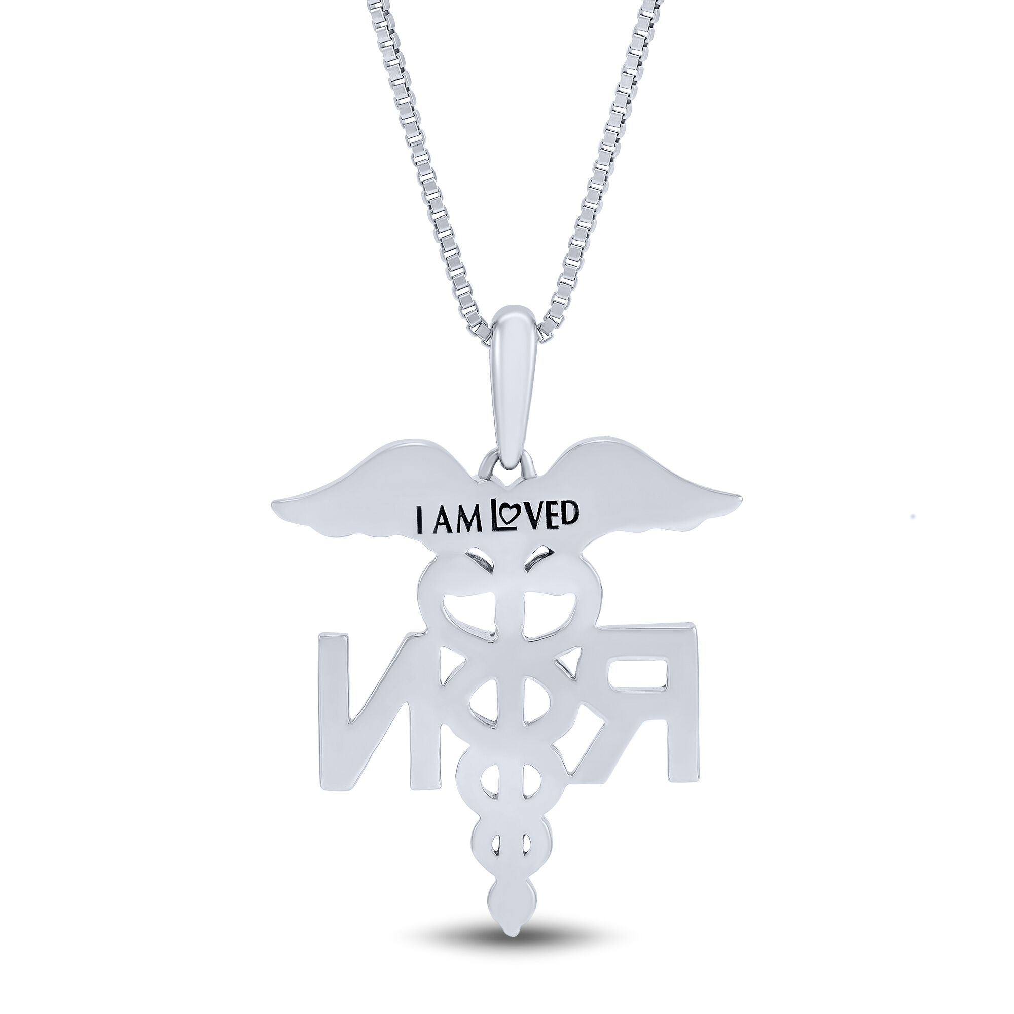 Buy Caduceus Symbol of Medicine Charm Pendant Necklace for Doctors Nurses  14K Gold Plated 925 Sterling Silver Snake Entwined Care Life Hermes Online  in India - Etsy