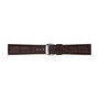 Gentleman Quartz Men&rsquo;s Brown Leather Watch in Stainless Steel, 40MM