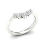 Lab Grown Diamond Contour Band in 14K White Gold &#40;1/2 ct. tw.&#41; 