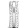 Round Lab Grown Diamond Double-Row Eternity Band in 14K White Gold &#40;3 5/8ct. tw.&#41;