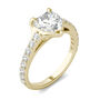 Lab-Created Moissanite Engagement Ring in 14K Yellow Gold &#40;2 1/4 ct. dew&#41;