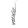 Diamond Journey Heart Pendant in 10K White Gold &#40;1/2 ct. tw.&#41;