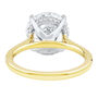 Lab Grown Diamond Round Engagement Ring in 14K Yellow Gold &#40;5 1/3 ct. tw.&#41;