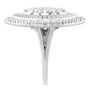 Lab Grown Diamond Multi-Halo Ring in 10K White Gold &#40;2 1/2 ct. tw.&#41;