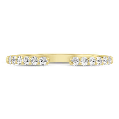 Round Diamond Open Band in 14K Gold