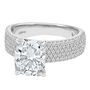 Harper Lab Grown Diamond Engagement Ring in 14K White Gold &#40;3 3/4 ct. tw.&#41;