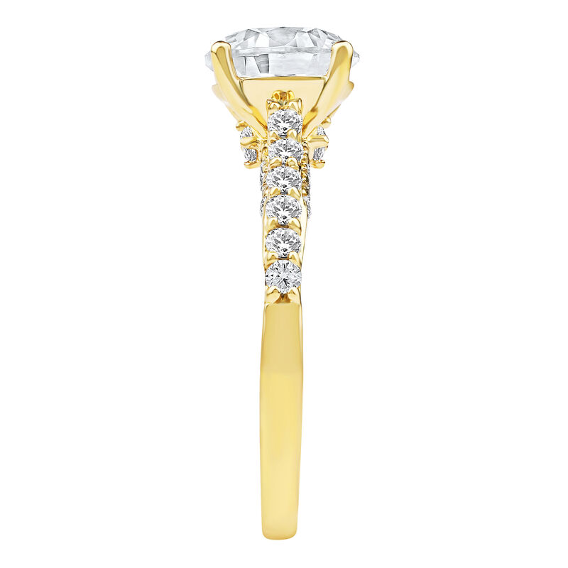 Daphne Lab Grown Round Diamond Engagement Ring in 18K Yellow Gold &#40;2 1/2 ct. tw.&#41;