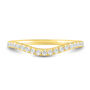 Lab Grown Diamond Contour Band in 14K Yellow Gold &#40;1/5 ct. tw.&#41;