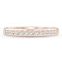 Lab Grown Diamond Channel-Set Band in 14K Rose Gold &#40;1/4 ct. tw.&#41;